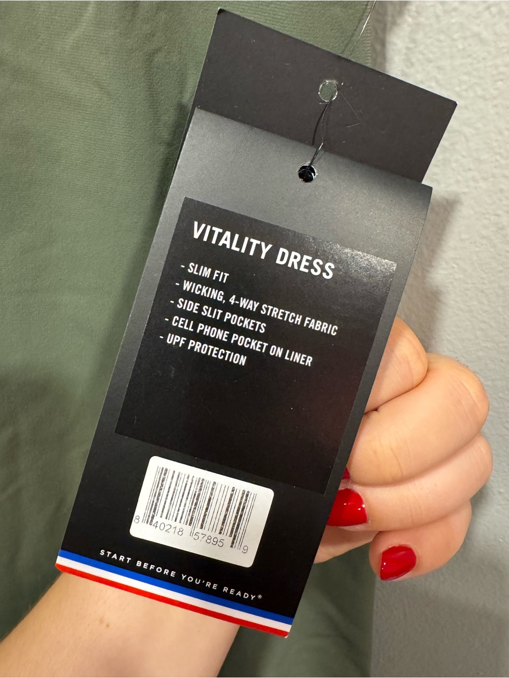 NWT Four Laps Vitality Dress in Thyme Size Small - Picture 10 of 12